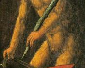 阿尔弗雷德 丢勒 : Sylvan Men with Heraldic Shields